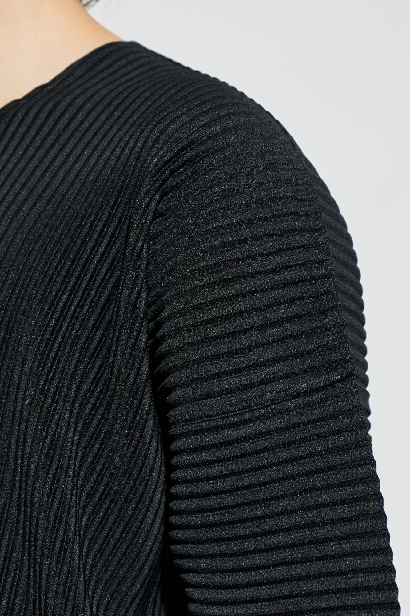 Preto T-shirt plissado Homme Plissé Issey Miyake - Vitkac Brazil